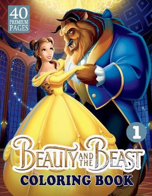 Cover of Beauty And The Beast Coloring Book Vol1