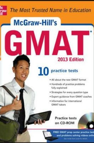 Cover of McGraw-Hill's GMAT with CD-ROM 2013 Edition