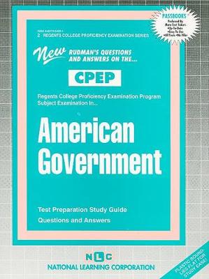 Book cover for AMERICAN GOVERNMENT