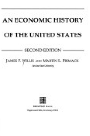 Cover of An Economic History of the United States