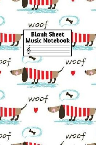 Cover of Blank Sheet Music Notebook