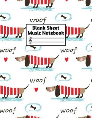 Book cover for Blank Sheet Music Notebook