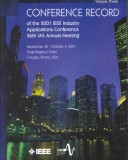 Cover of 2001 IEEE 36th Industry Applications Society Annual Meeting