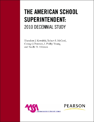 Book cover for The American School Superintendent