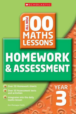 Cover of 100 Maths Homework and Assessment Activities for Year 03