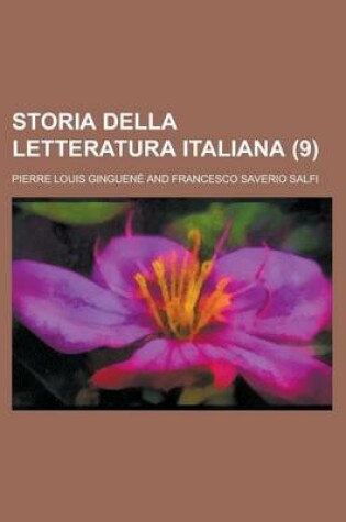 Cover of Storia Della Letteratura Italiana (9 )