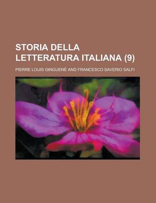 Book cover for Storia Della Letteratura Italiana (9 )