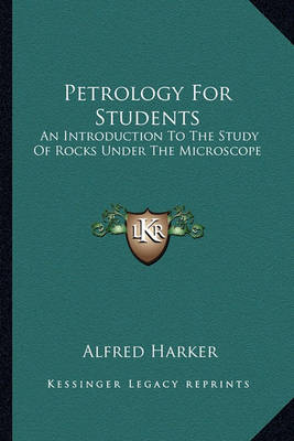 Book cover for Petrology for Students Petrology for Students