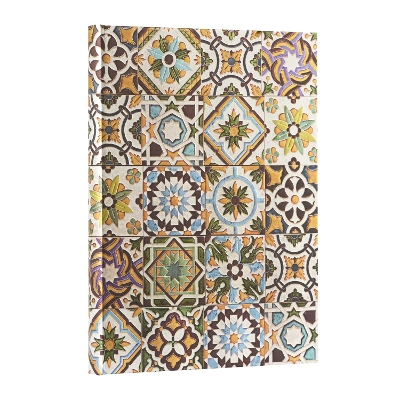 Book cover for Porto (Portuguese Tiles) Ultra Unlined Hardback Journal (Elastic Band Closure)