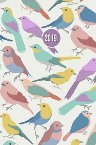 Cover of 2019 Planner; Rainbow Birds