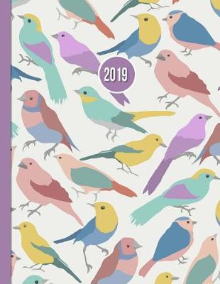 Cover of 2019 Planner; Rainbow Birds