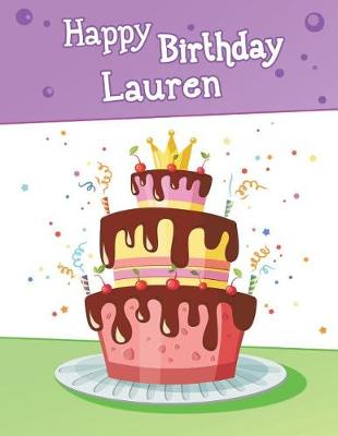 Book cover for Happy Birthday Lauren