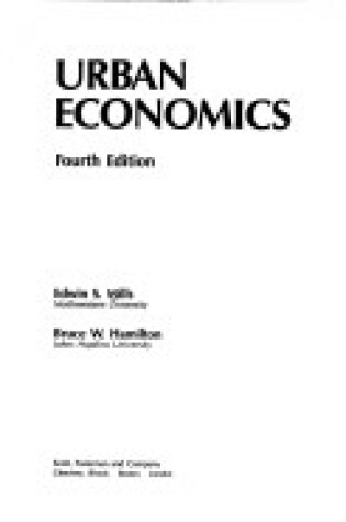 Cover of Urban Economics