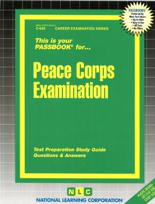 Book cover for Peace Corps Examination