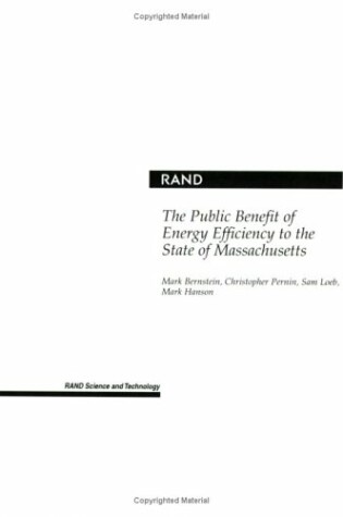 Cover of The Public Benefit of Energy Efficiency for Massachusetts