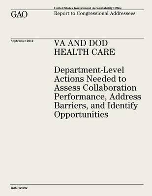 Book cover for VA and DOD Health Care