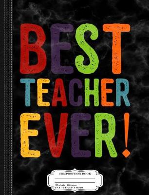 Book cover for Teacher Appreciation Composition Notebook