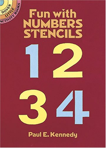 Book cover for Fun with Numbers Stencils