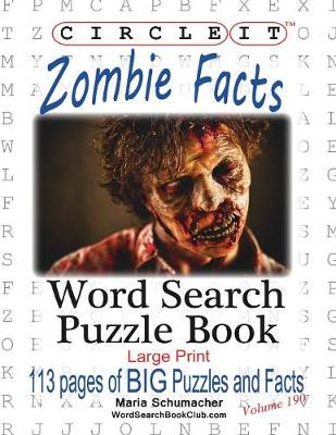 Book cover for Circle It, Zombie Facts, Word Search, Puzzle Book