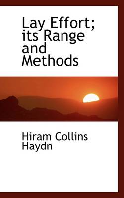 Book cover for Lay Effort; Its Range and Methods