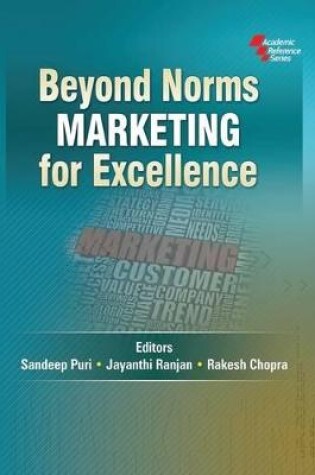 Cover of Beyond Norms Marketing for Excellence