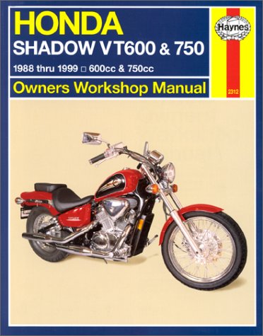 Book cover for Honda Shadow 600 and 750 (1988-99)