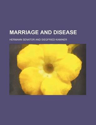 Book cover for Marriage and Disease