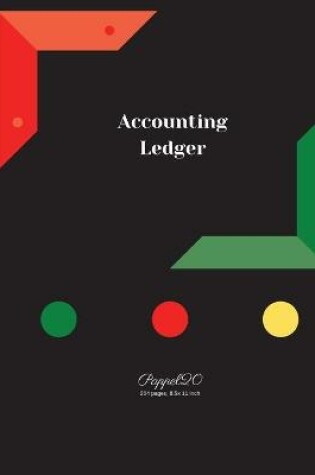 Cover of Accounting Ledger Notebook 204 pages - 8.5x11 Inches