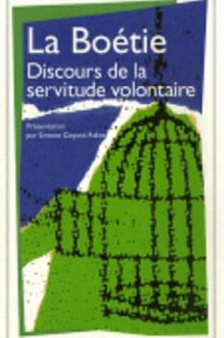 Cover of Discours sur la servitude volontaire