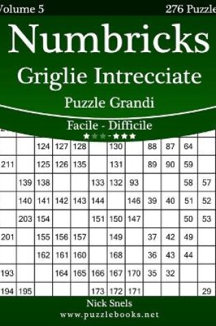 Cover of Numbricks Griglie Intrecciate Puzzle Grandi - Da Facile a Difficile - Volume 5 - 276 Puzzle