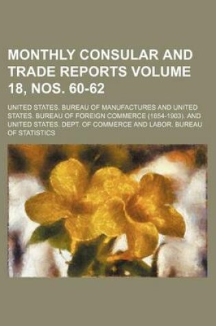 Cover of Monthly Consular and Trade Reports Volume 18, Nos. 60-62