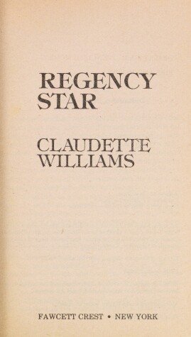 Book cover for Regency Star