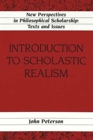 Cover of Introduction to Scholastic Realism