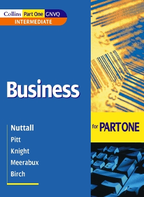 Book cover for Business for Part One GNVQ Intermediate