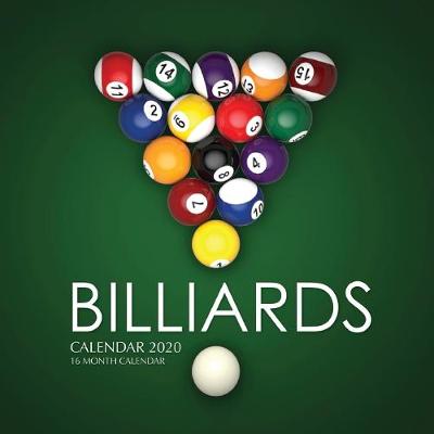 Book cover for Billiards Calendar 2020