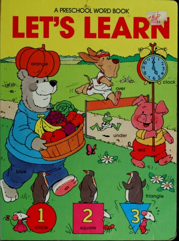 Book cover for Lets Learn a Preschool Workbook