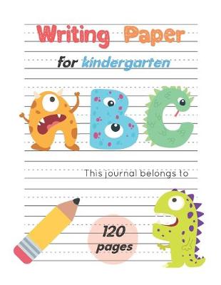 Cover of Writing Paper For Kindergarten