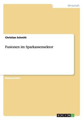 Book cover for Fusionen im Sparkassensektor