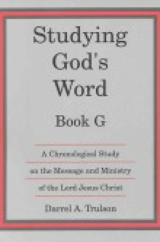 Cover of Studying Gods Word Book G (Grade 6)