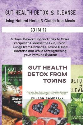 Book cover for Gut Health Detox & Cleanse Using Natural Herbs and Gluten Free Meals