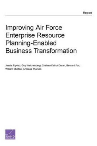 Cover of Improving Air Force Enterprise Resource Planning-Enabled Business Transformation