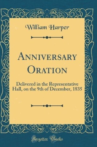 Cover of Anniversary Oration