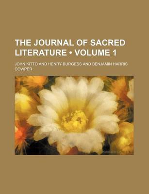 Book cover for The Journal of Sacred Literature (Volume 1)