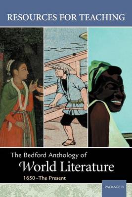 Book cover for Resources for Teaching Bedford Anthology of World Literature, Package B