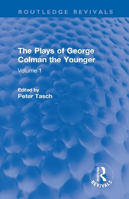 Book cover for The Plays of George Colman the Younger