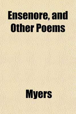 Book cover for Ensenore, and Other Poems