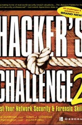 Cover of Hacker's Challenge 2: Test Your Network Security & Forensic Skills