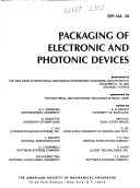 Cover of PACKAGING OF ELECTRONIC AND PHOTONIC DEVICES (H01217)