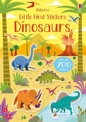 Book cover for Little First Stickers Dinosaurs