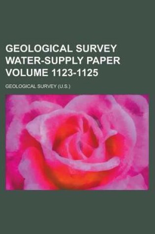 Cover of Geological Survey Water-Supply Paper Volume 1123-1125